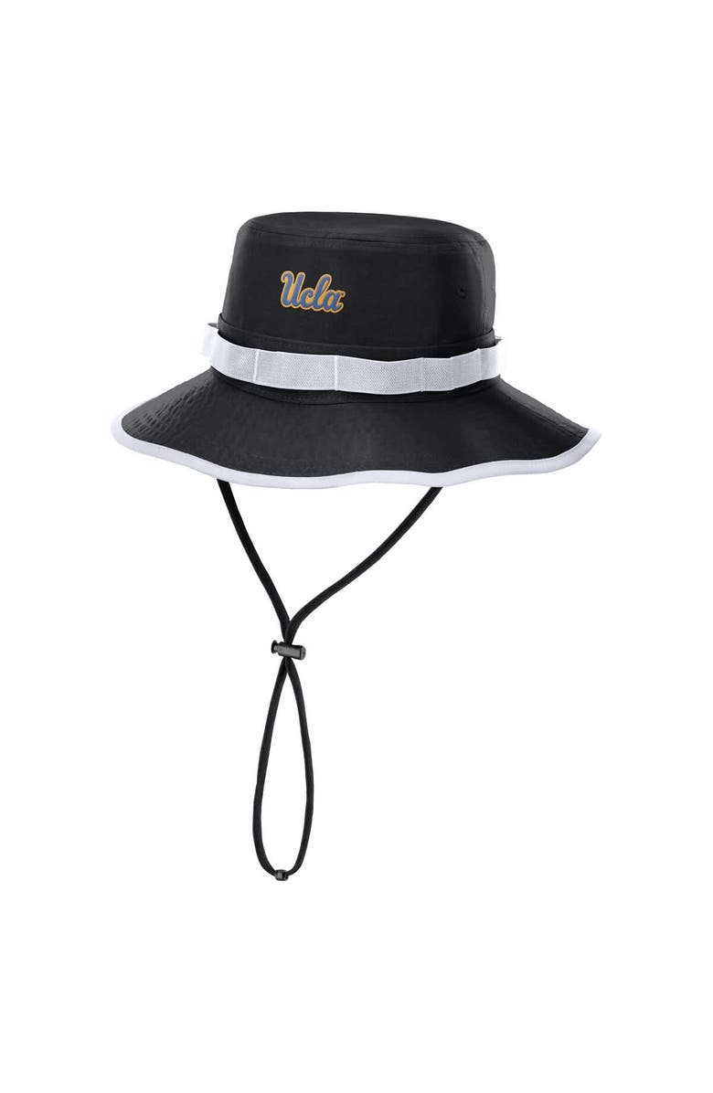 Nike Men's Nike Black UCLA Bruins 2025 Sideline Apex Boonie Bucket Hat, Main, color, Black