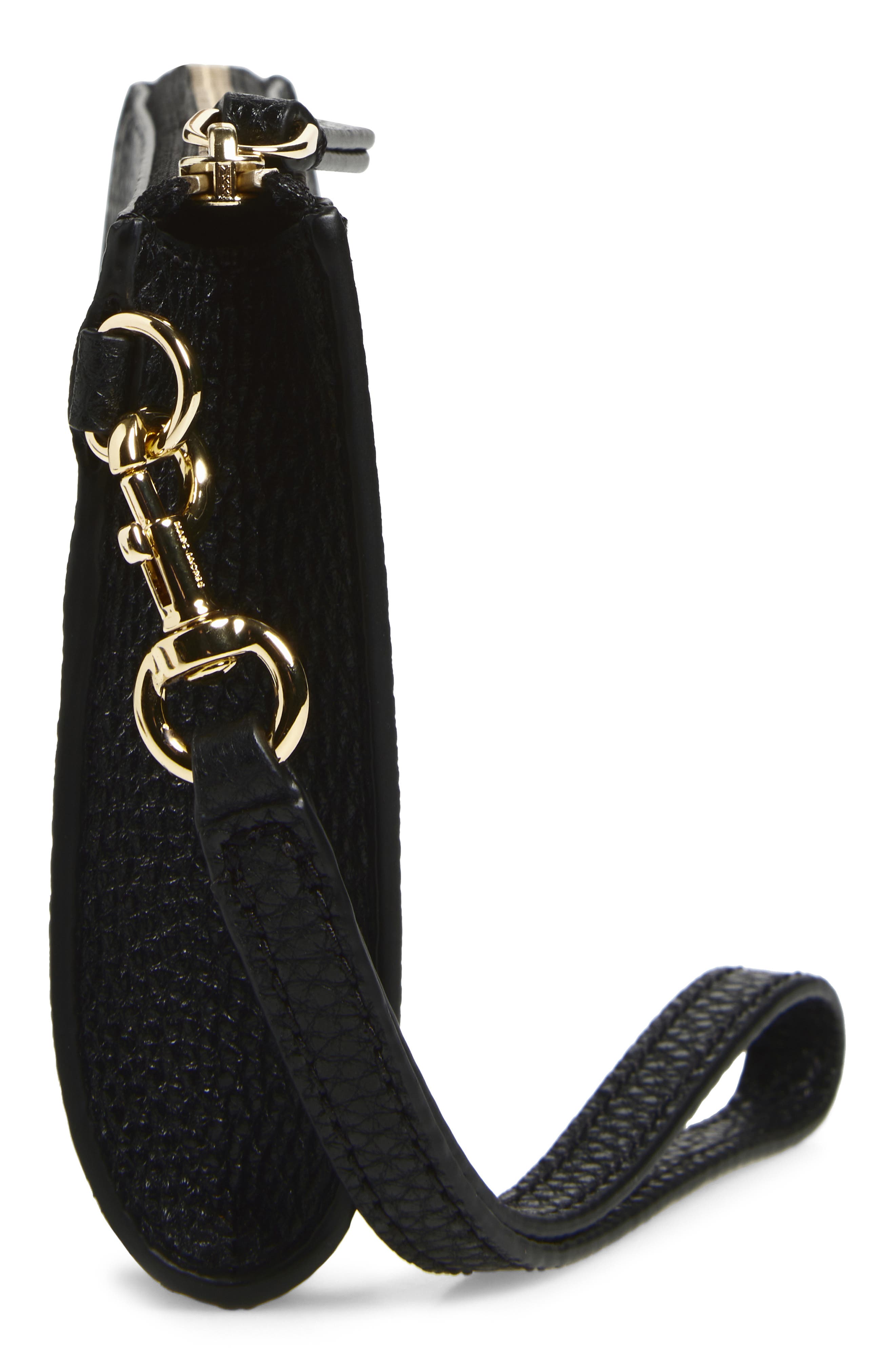 Marc Jacobs The Pouch Wristlet, Alternate, color, Black