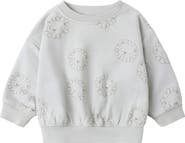 QUINCY MAE Lions Relaxed Fit Stretch Organic Cotton Sweatshirt