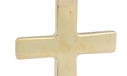 Ember Fine Jewelry Cross Threader Earrings In Gold