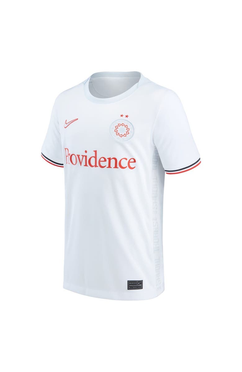 Nike Youth Nike White Portland Thorns FC 2020/21 Replica Away Jersey, Alternate, color, White