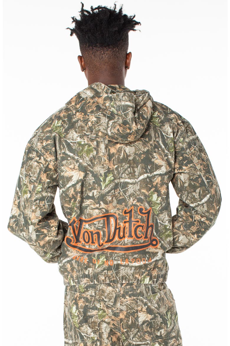 Camo Zip Invaders Hoodie, Alternate, color, In the Woods