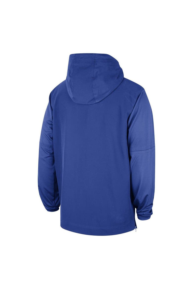 Men's Jordan Brand Royal Florida Gators Player Half-Zip Jacket, Alternate, color, Royal
