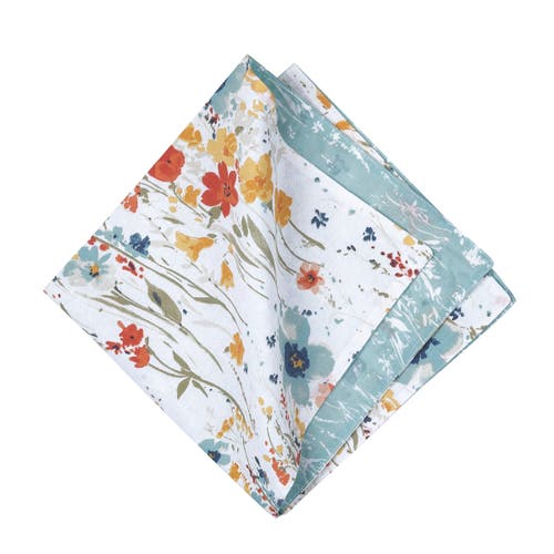 C & F Home C&f Home Sheila Cotton Napkin Machine Washable Set Of 6 In Multi