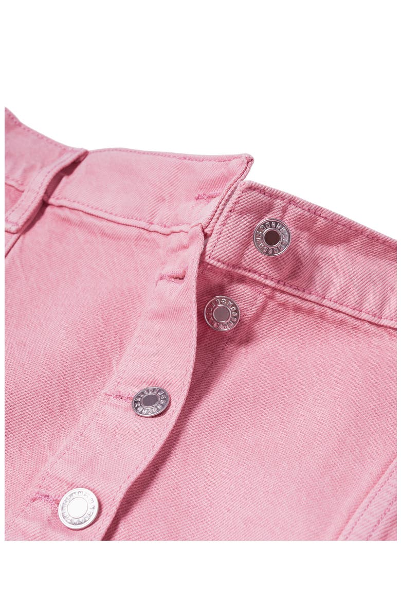 Denim Miniskirt, Alternate, color, BUBBLEGUM PINK