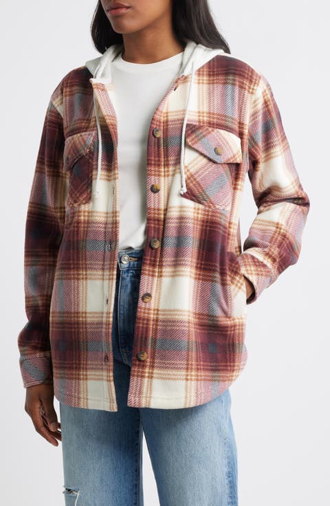 Hooded Fleece Shacket