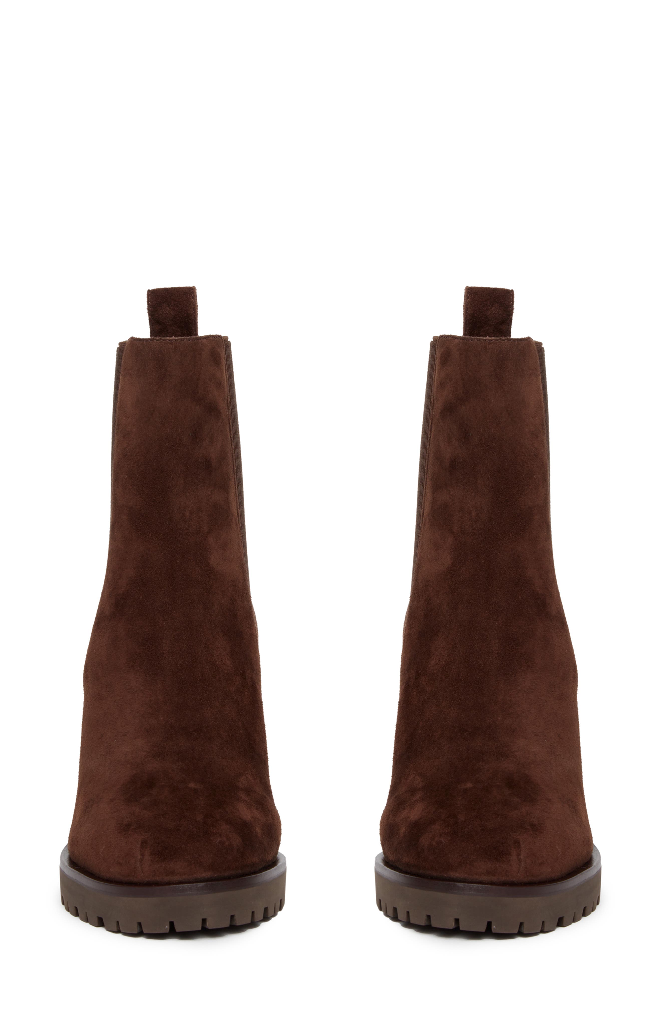 PAIGE Izzy Chelsea Boot, Alternate, color, Chocolate