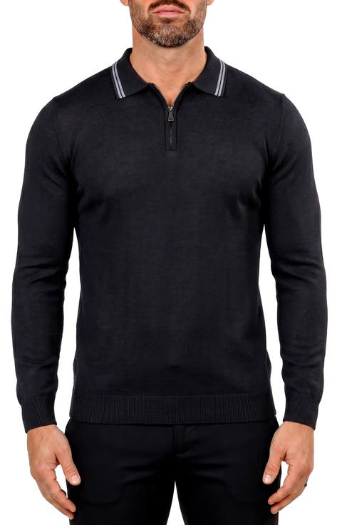 Quarter Zip Merino Wool Sweater
