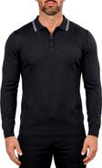 Maceoo Quarter Zip Merino Wool Sweater