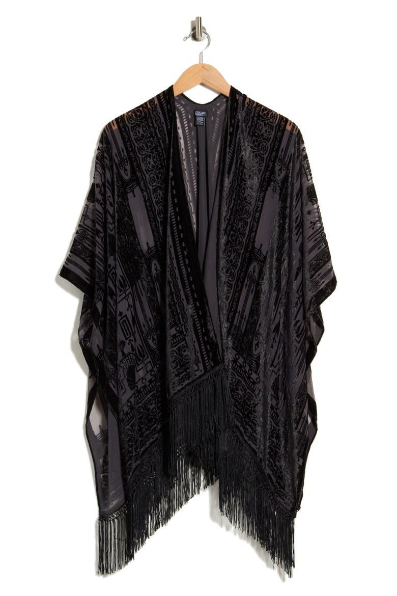 Fringe Topper, Main, color, BLACK