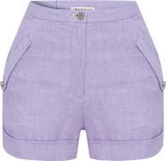 Jendue US Amara Denim Linen Shorts