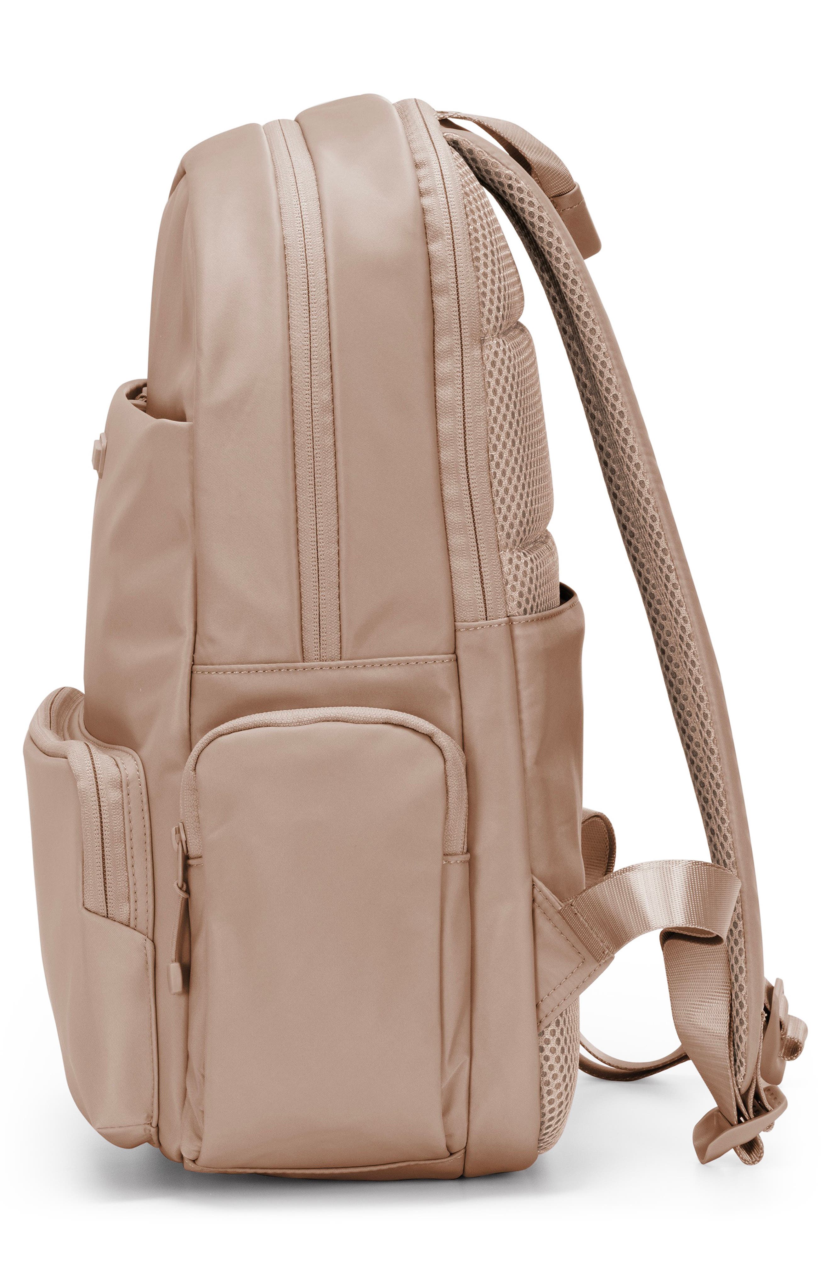 TRAVELERS CHOICE Iria 17-Inch Laptop Backpack, Alternate, color, Latte Beige