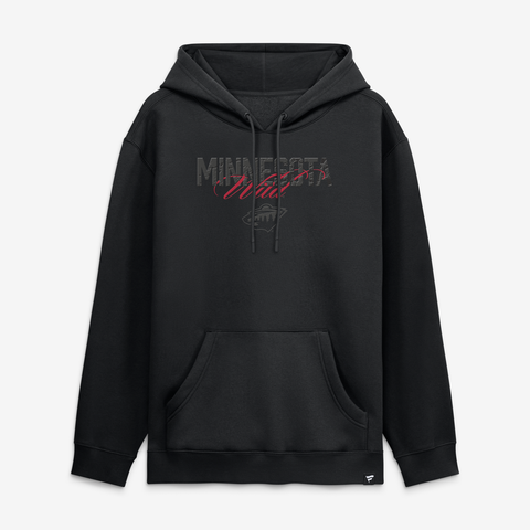 Men's Fanatics Minnesota Wild Black Out Hoodie