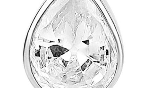 Shymi Cubic Zirconia Teardrop Pendant Necklace In Black