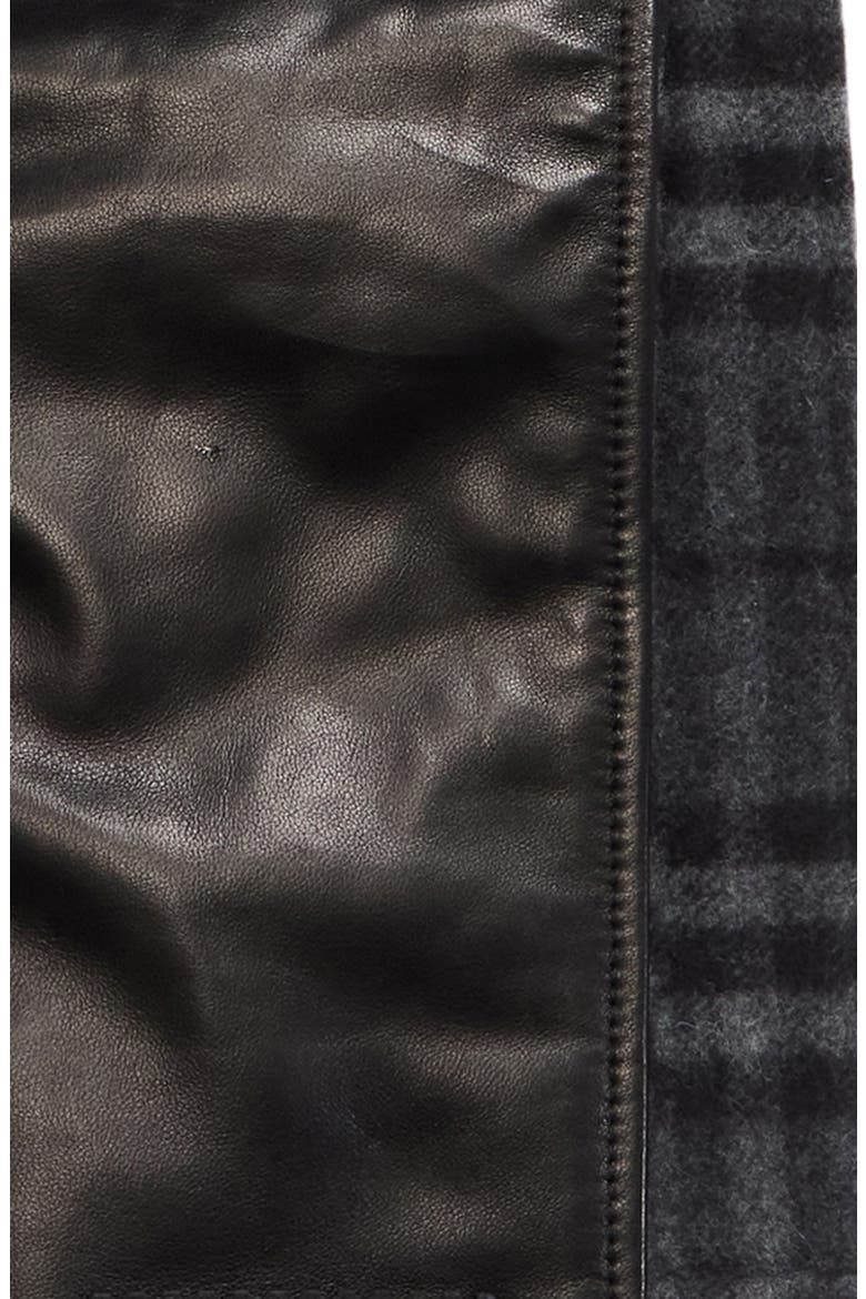 Mixed Media Scarf, Alternate, color, BLACK/ CALICO
