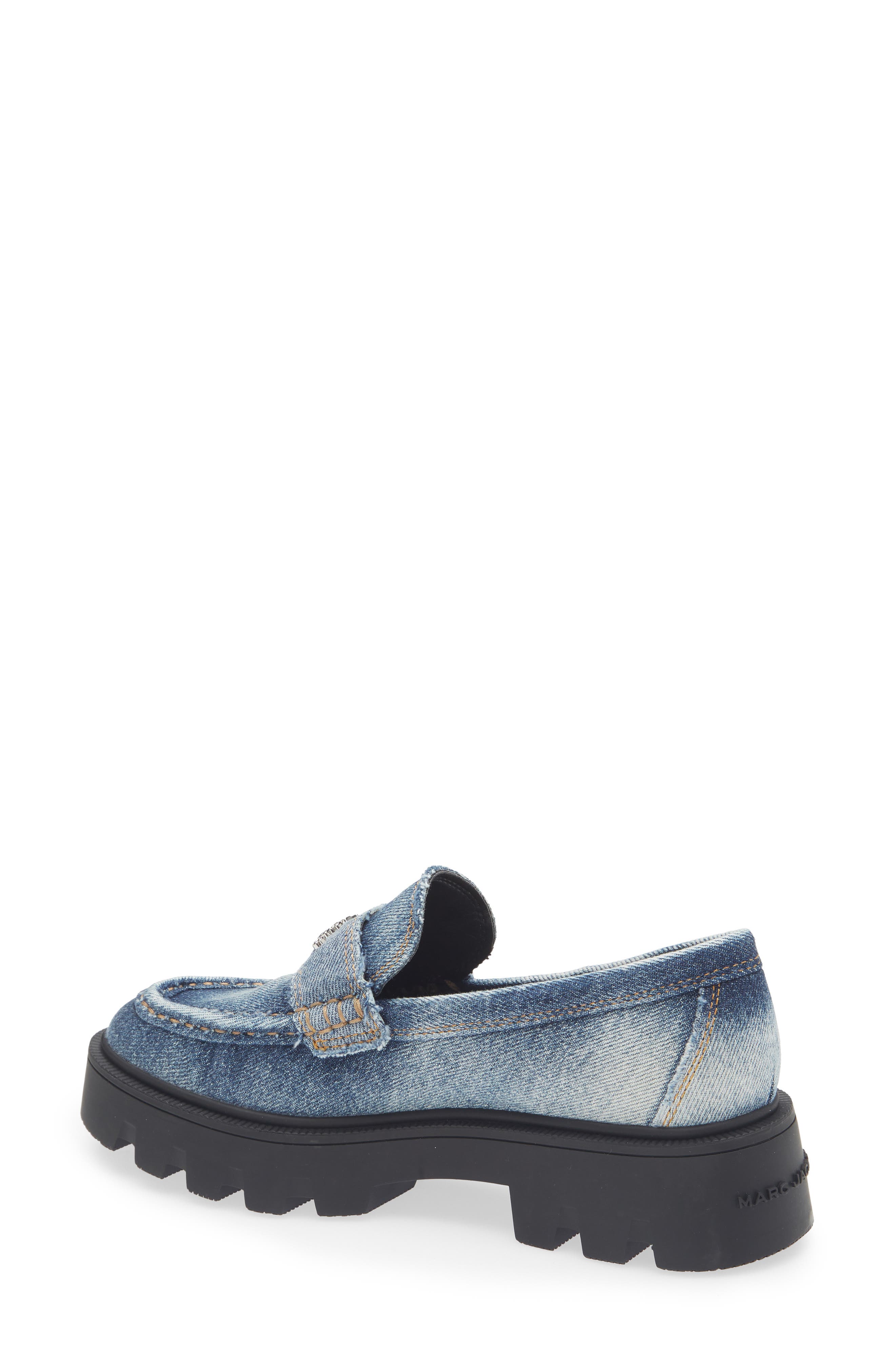Marc Jacobs The Frankie Platform Loafer, Alternate, color, Faded Vintage Indigo