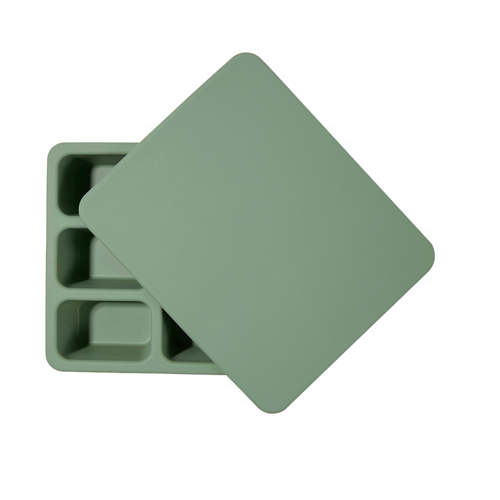 Austin Baby Co Silicone Bento Box in Sage Green  product
