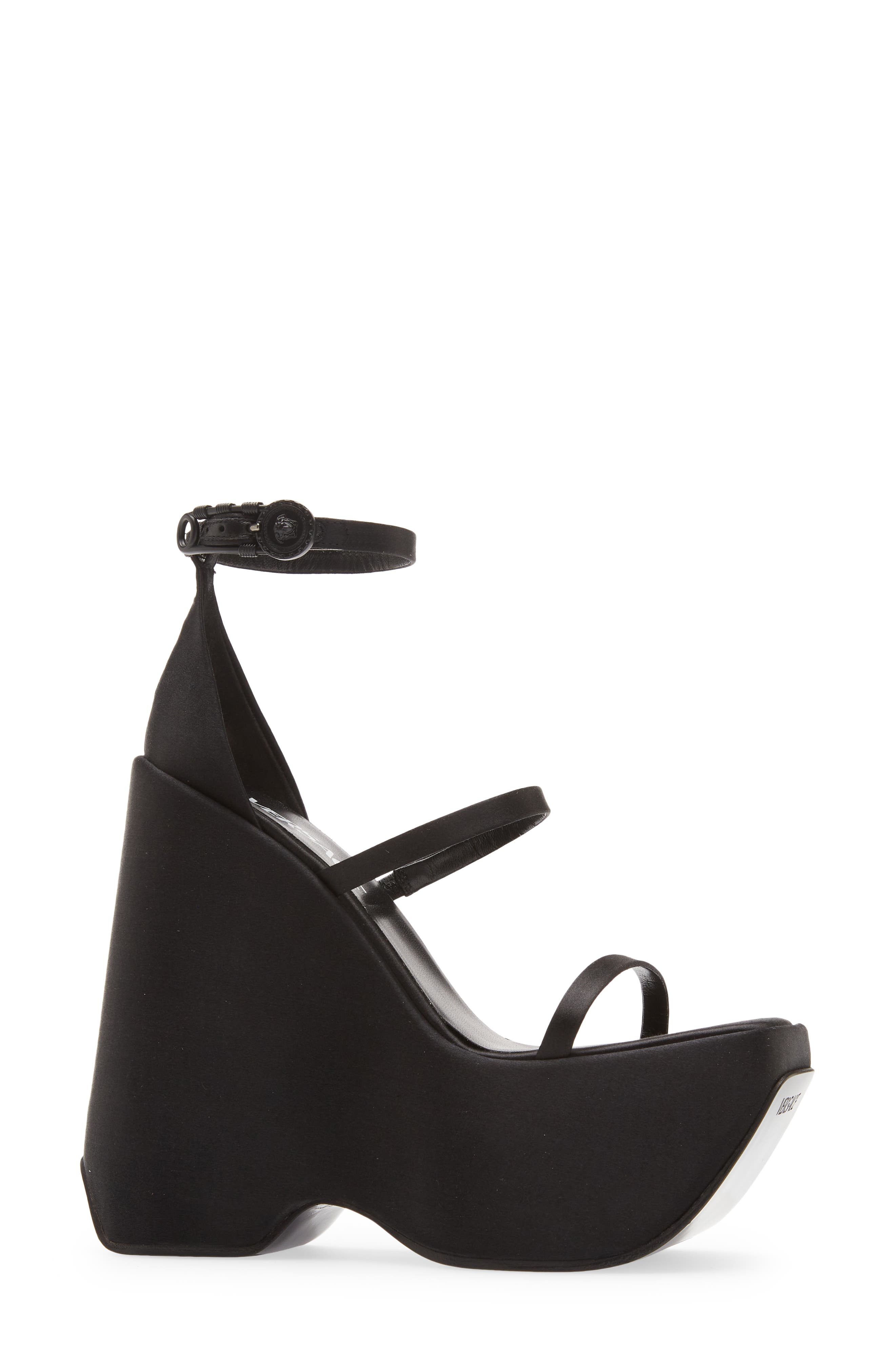 Versace Tri-Platform Sandal, Alternate, color, 