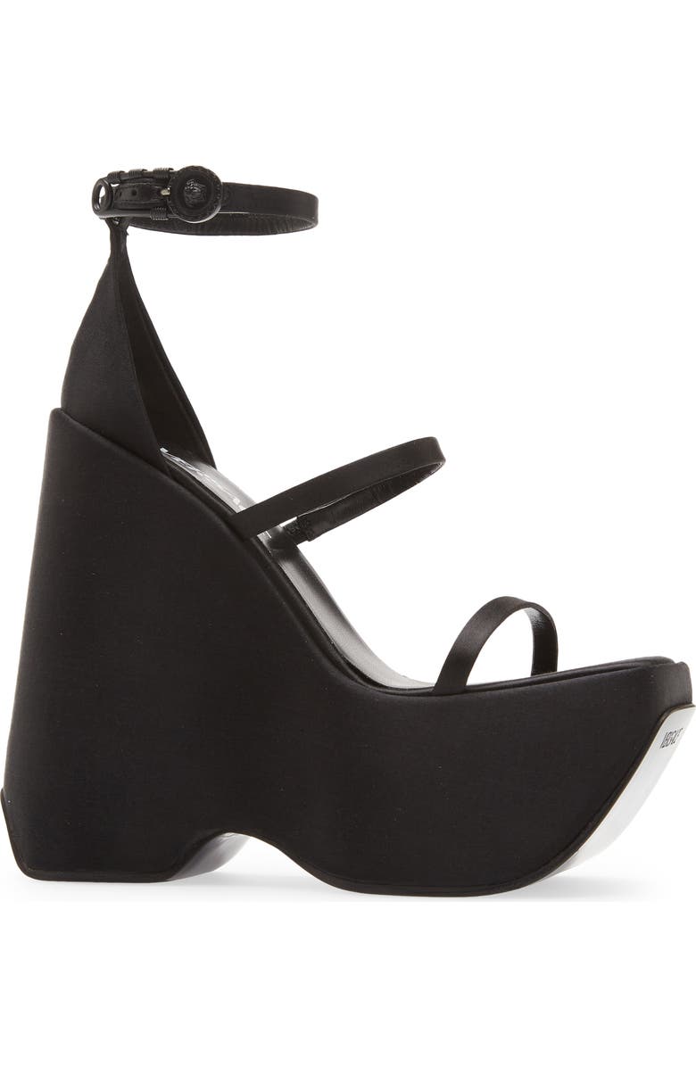 Versace Tri-Platform Sandal, Alternate, color,