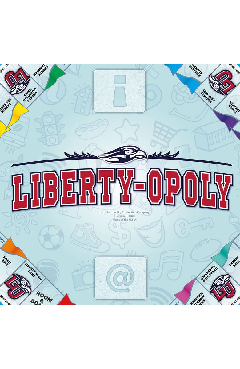 Late for the Sky Libertyopoly Liberty University Themed Board Game, Alternate, color, Multicolored