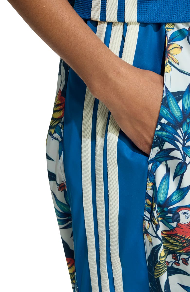 adidas x FARM Rio Premium Pants, Alternate, color, Dark Marine/Talc/ Gold