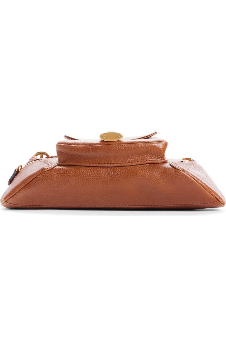 Chloé The 99 Leather Shoulder Bag, Alternate, color, Clay Brown 26M