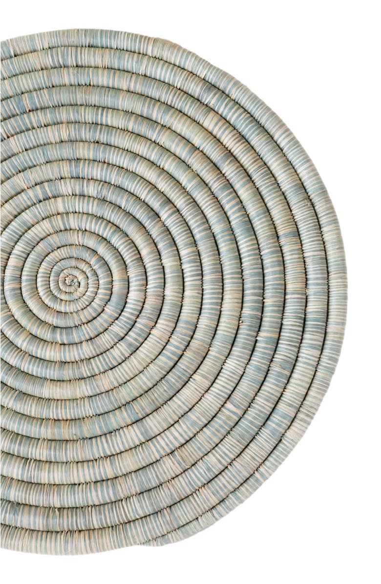 indego africa Mixed Raffia Platter, Alternate, color, Sage & Natural