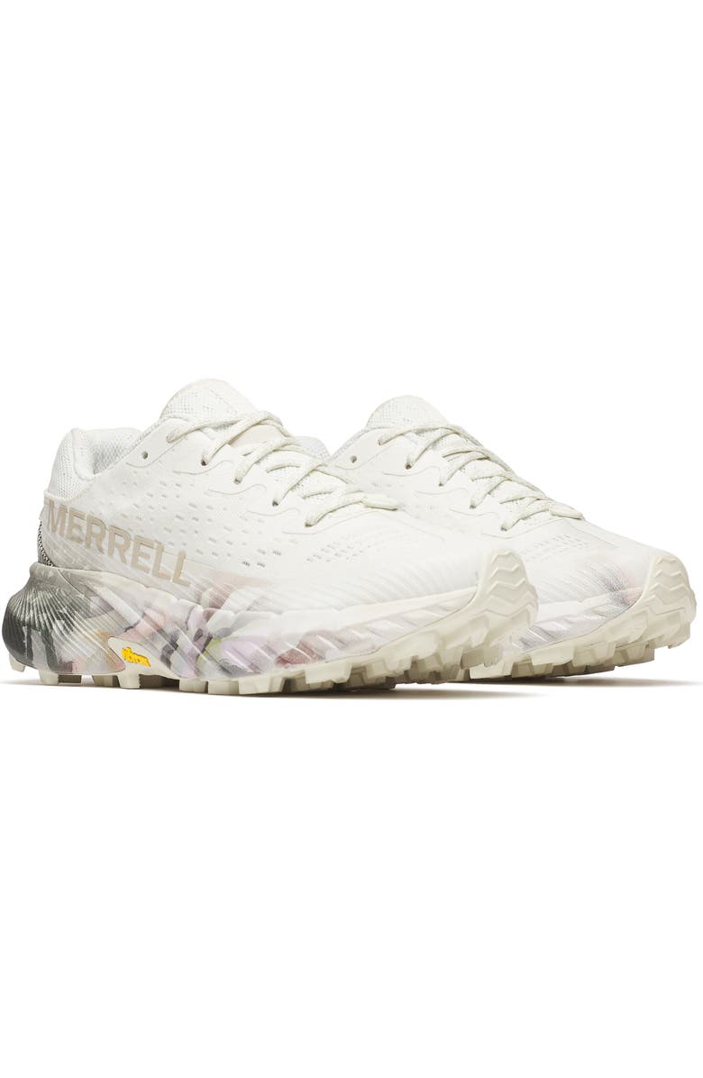 Merrell Agility Peak 5 Aerial Trail Running Shoe, Alternate, color, Ecru
