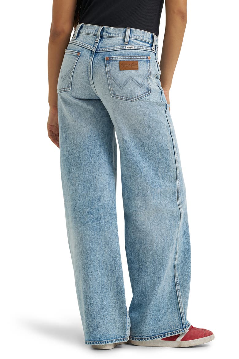 Low Rise Baggy Cargo Jeans, Alternate, color, BLUE SPRUCE