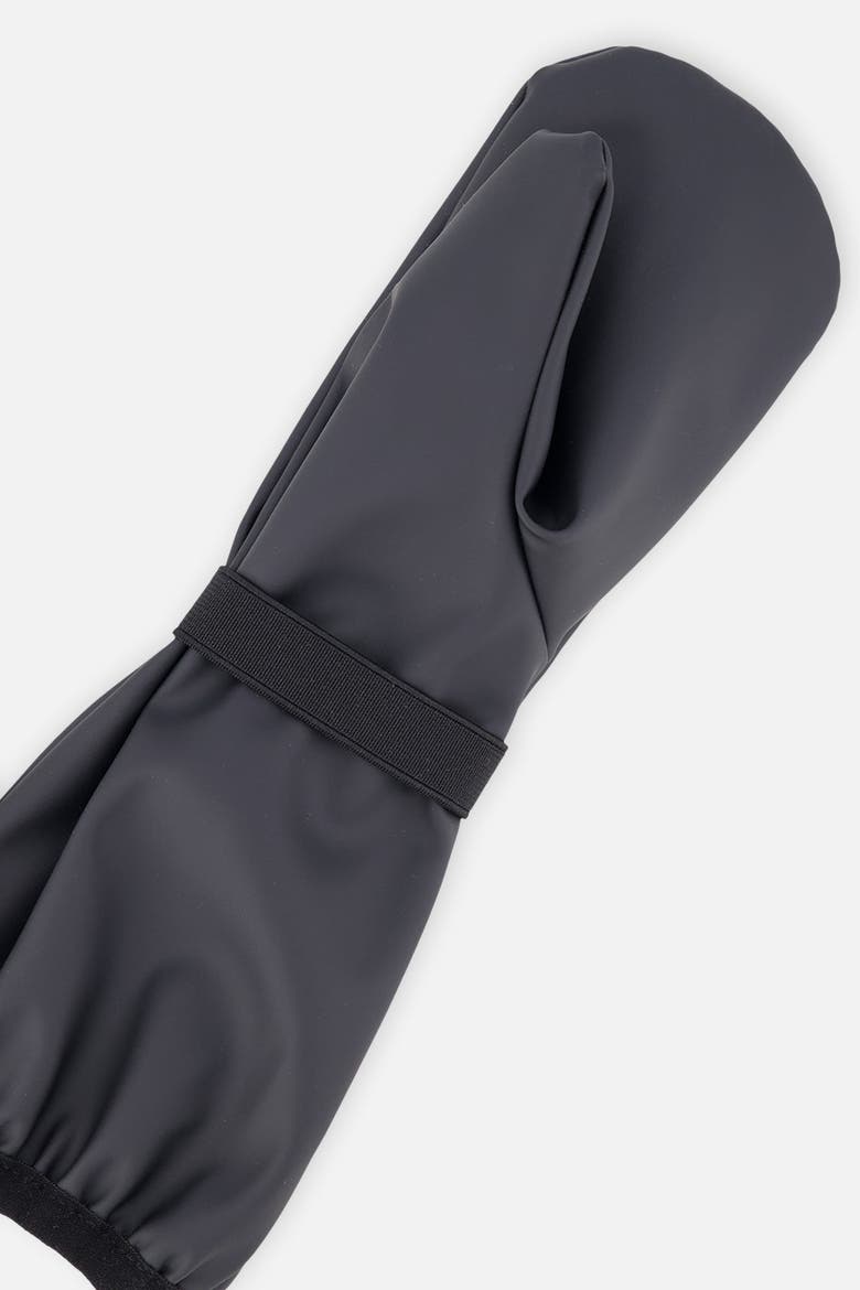 Extended Cuff Adjustable Toggle Rain Mittens, Alternate, color, Black