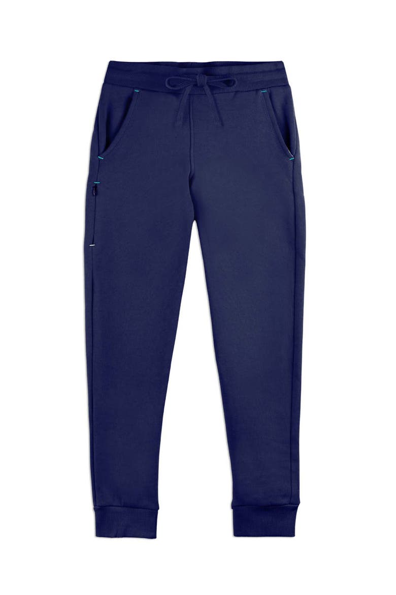 Organic Cotton Fleece Pocket Joggers, Main, color, Navy