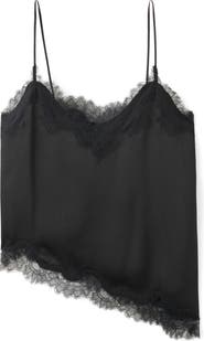 MANGO Tity Lace Trim Camisole
