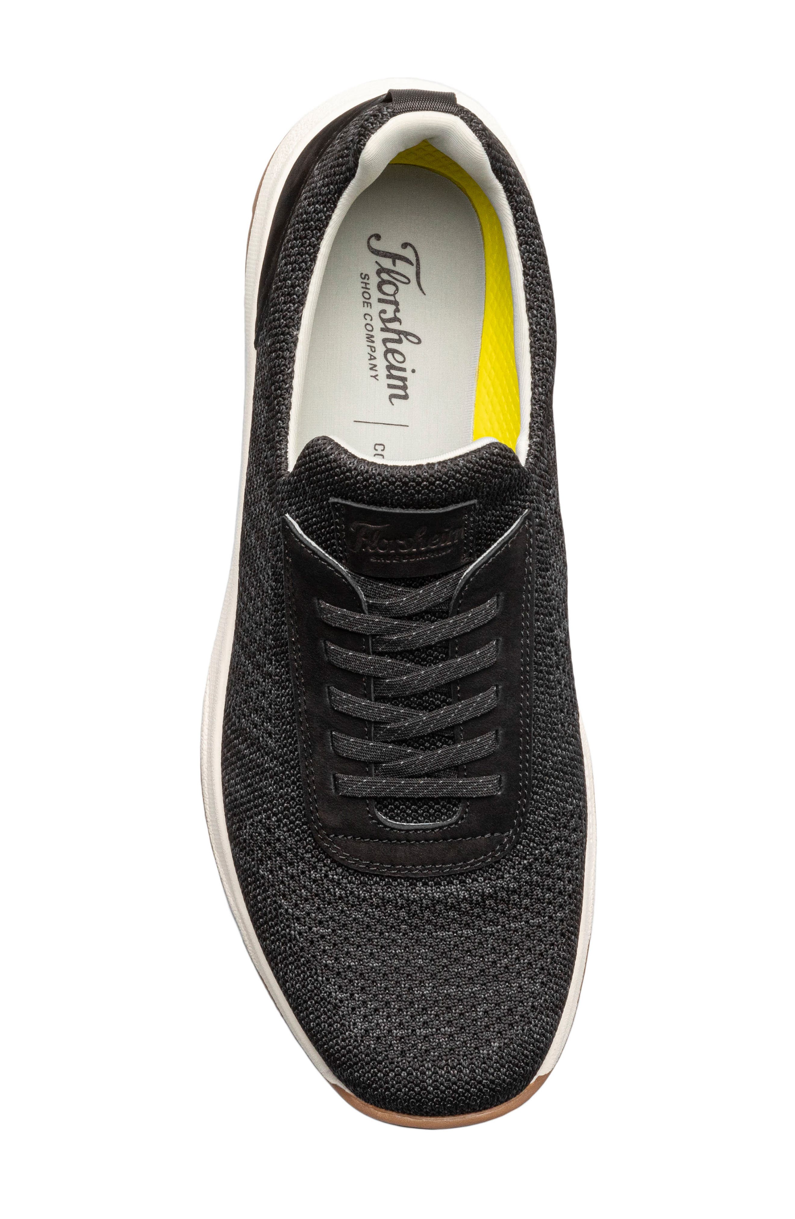 Florsheim Satellite Knit Slip-On Sneaker, Alternate, color, Black