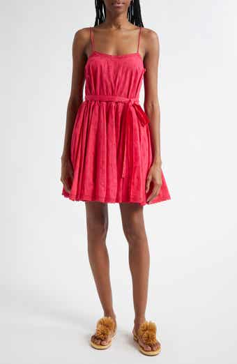Ulla Johnson Beatriz Dot Jacquard Cotton Dress