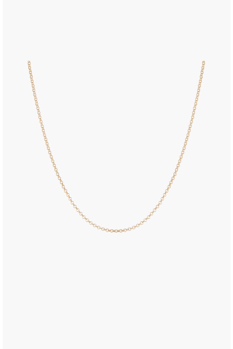 Rolo Chain Necklace, Main, color, Yellow Gold Vermeil