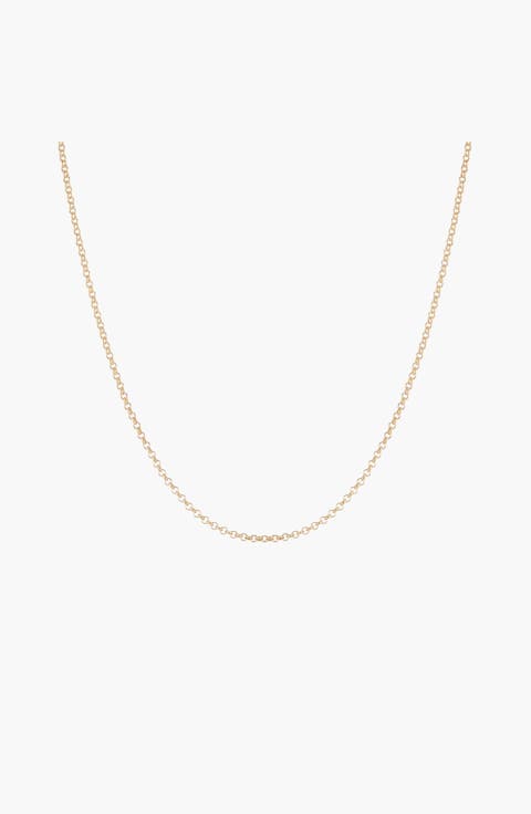Rolo Chain Necklace