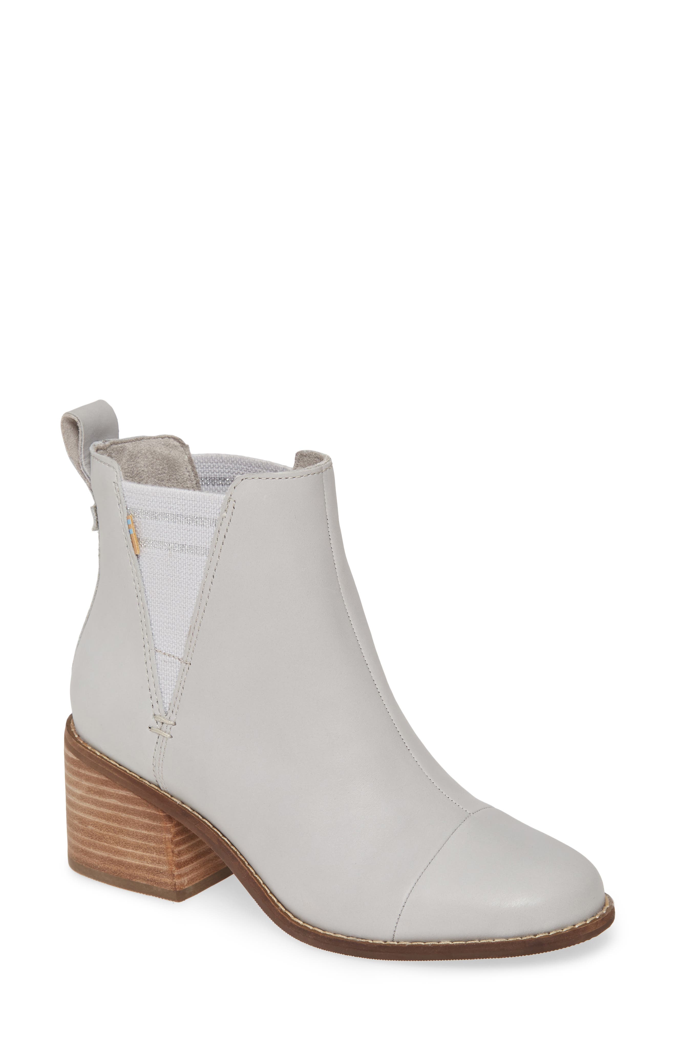 Esme Bootie, Main, color, GLACIER GREY LEATHER