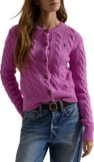 Polo Ralph Lauren Cable Knit Wool & Cashmere Cardigan
