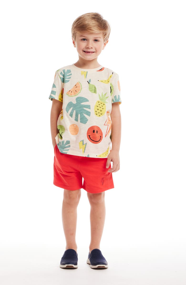 Andy & Evan Kids' Shark Graphic T-Shirt & Shorts Set, Alternate, color, 
