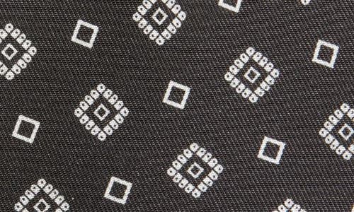 Brioni Silk Tie In Black White