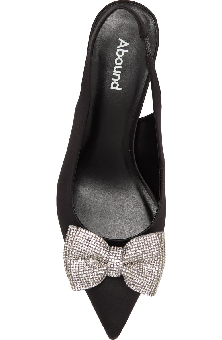 Abound Caroline Crystal Bow Slingback Pump, Alternate, color,