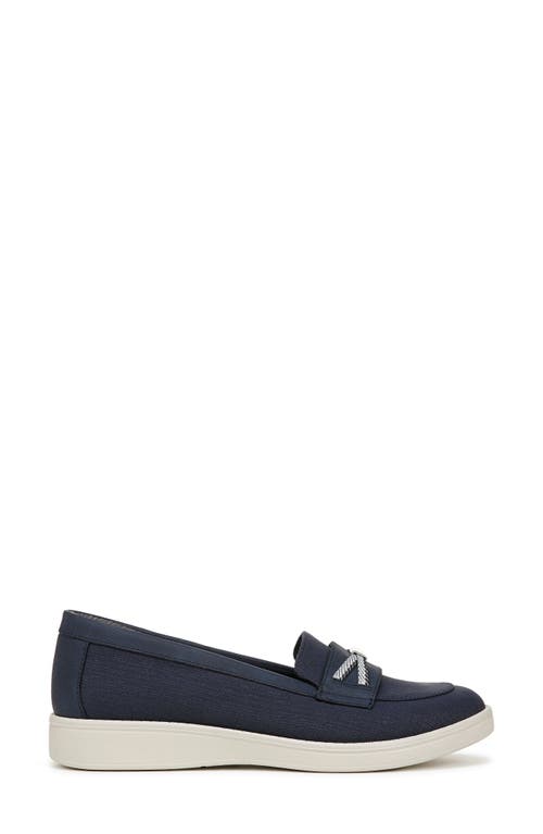 Bzees All Aboard Boat Shoe In Navy Fabric