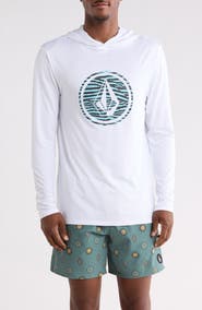 Volcom Crawdad Hooded Long Sleeve Graphic T-shirt