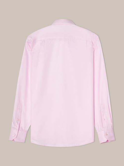 Robert Talbott Reynolds Double Twill Contemporary Fit Shirt In Pink