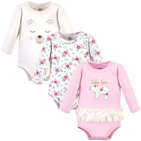 3Pk Long Sleeve Bodysuits