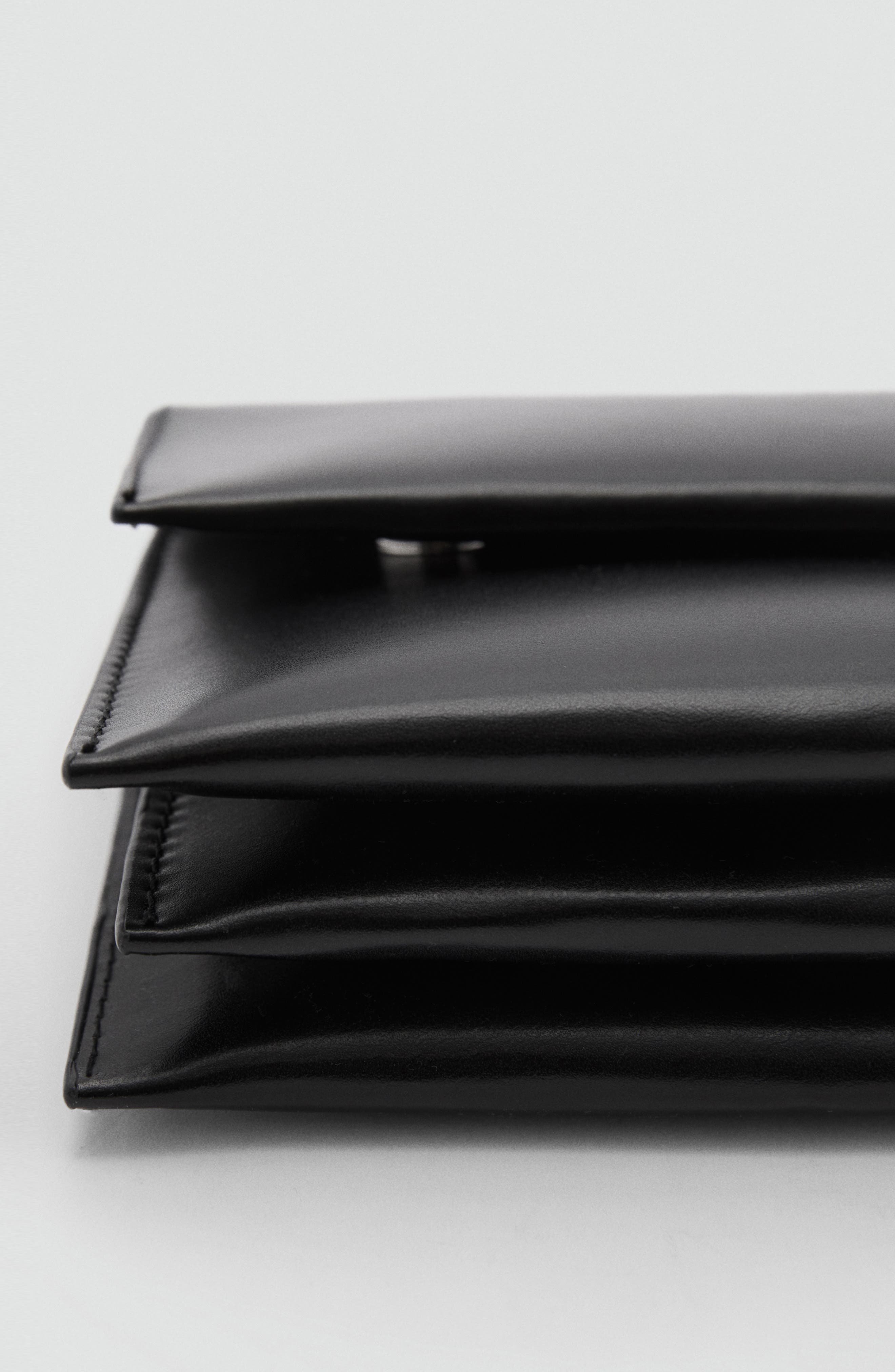 MANGO Faux Leather Shoulder Bag, Alternate, color, 