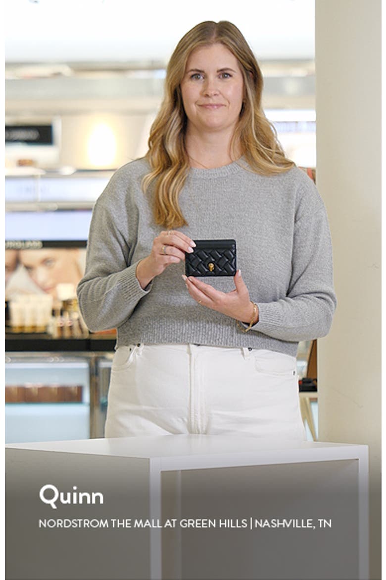 Quilted Leather Card Holder video