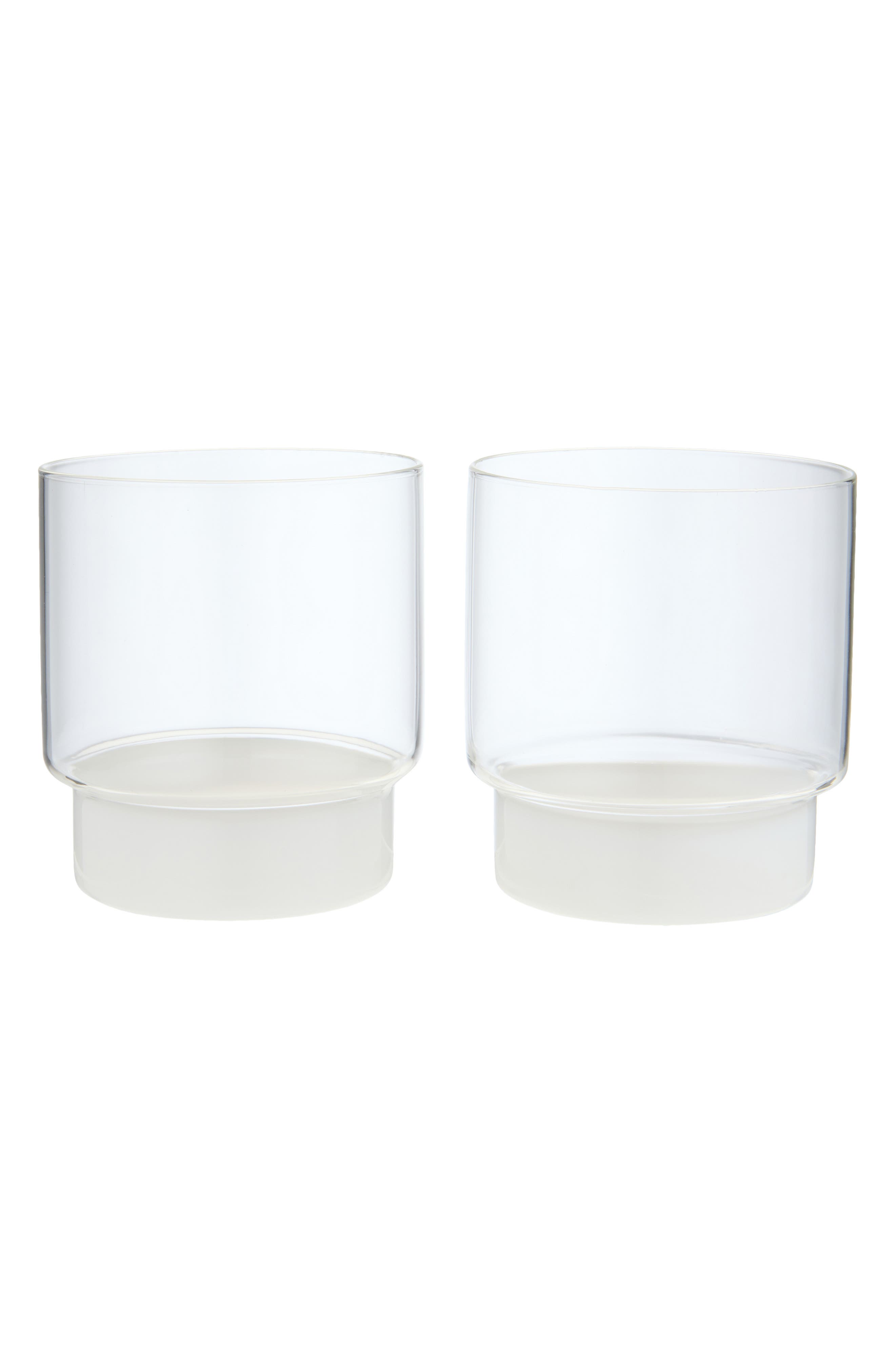 CLEAR + OPAL WHITE