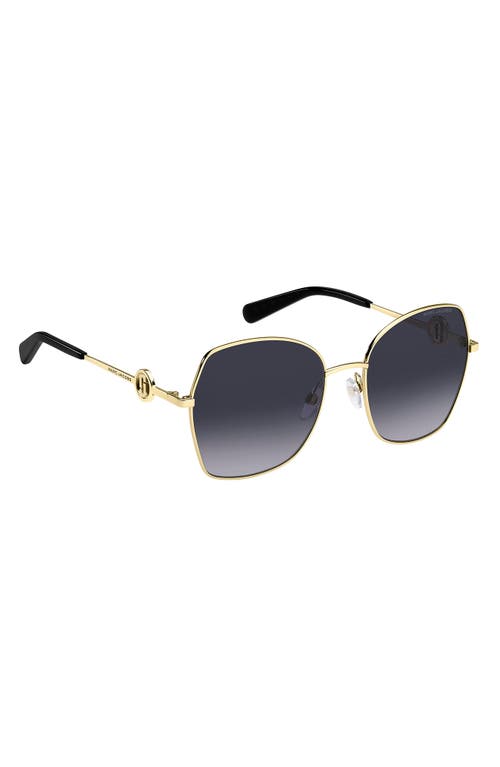 Marc Jacobs 57mm Gradient Square Sunglasses