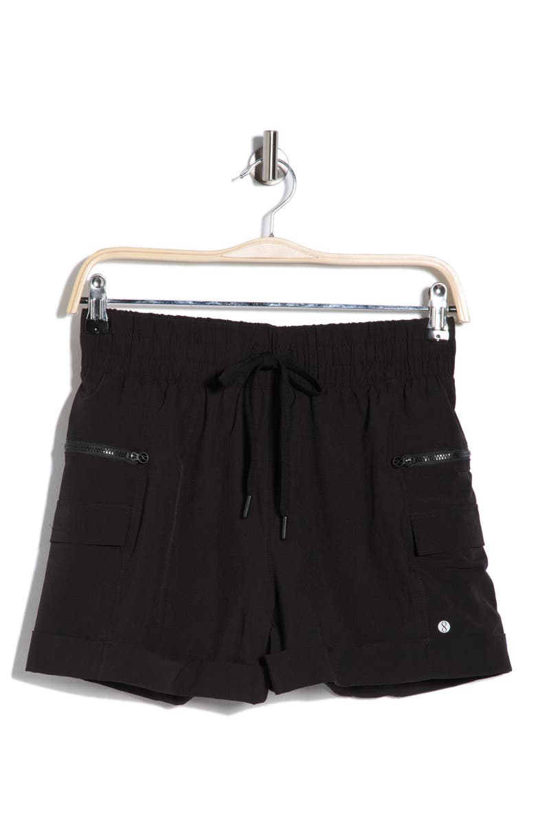 LAYER 8 Utility Shorts, Main, color, Rich Black